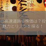 中国の高速道路の株価は？投資の魅力とリスクを探る！